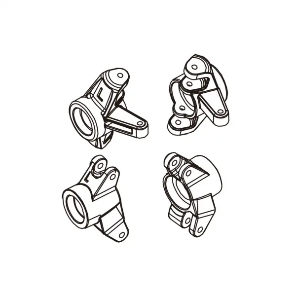 Fr.Steering Knuckle_L/R 1PCS Rr.Steering Knuckle_L/R 1PCS &mdash; image 2 of 3