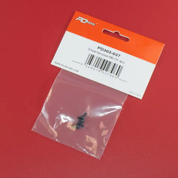 B head hex screw HM2.5*6 4pcs — image 3 of 3