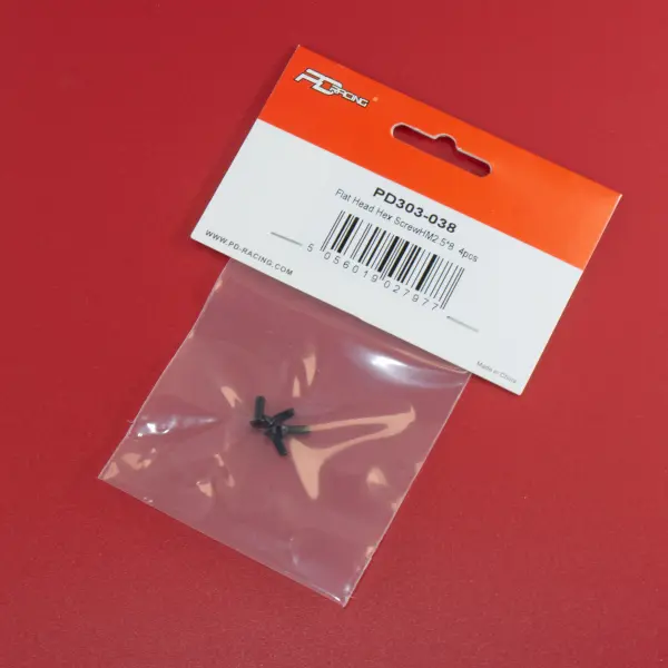Flat Head Hex ScrewHM2.5*8 4pcs — image 3 of 3