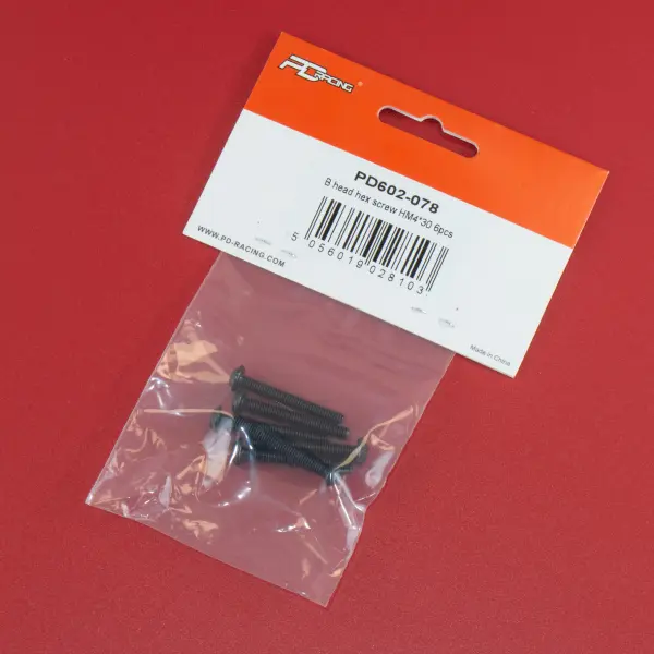 B head hex screw HM4*30 6pcs — image 3 of 3