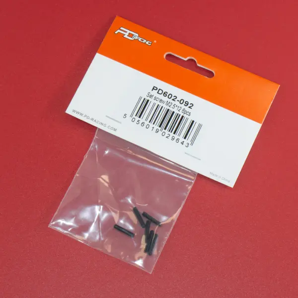 Set screw M2.5*12 6pcs &mdash; image 2 of 2
