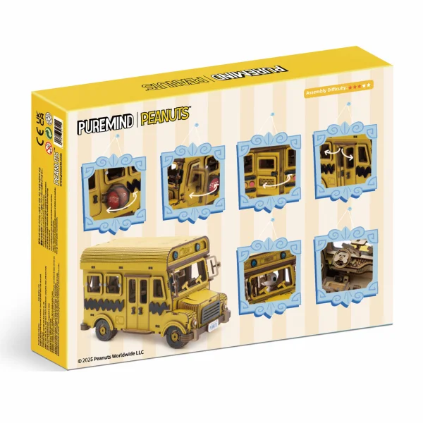 Peanuts™ Snoopy Yellow School Bus