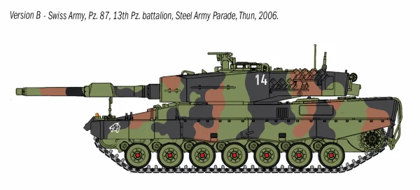 Italeri Leopard 2A4 Tank