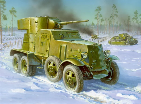 Zvesda 1/35 Ba-3 Soviet Armored Car — image 3 of 4