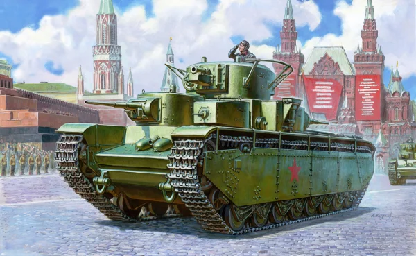 Zvesda T-35 Heavy Tank — image 10 of 11