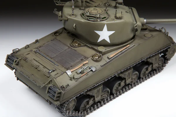 Zvezda M4 A3 (76mm) Sherman Tank &mdash; image 6 of 8
