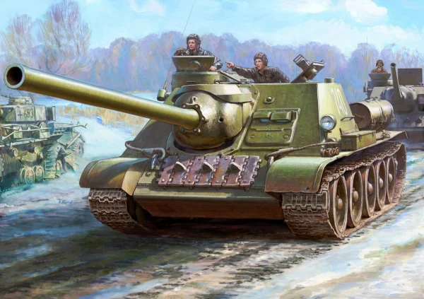 Zvesda Soviet S.P Gun Su 100
