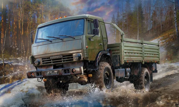 Zvesda Russian 2 Axle Military Truck K-432 — image 3 of 9