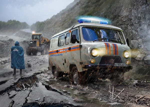 Zvesda Uaz 3909 Emergency Service Vehicle