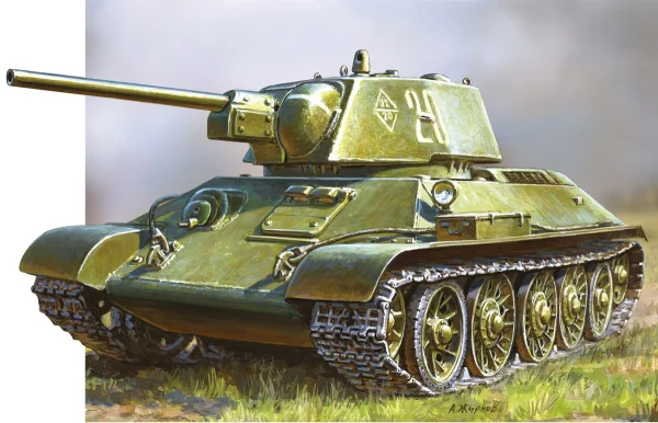 Zvesda 1/72 T34