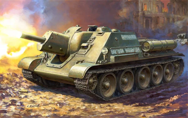 Zvesda Su-122 Soviet Tank Destroyer