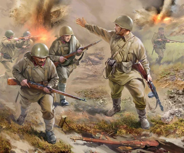 Zvesda 1/72 Soviet Infantry 1941