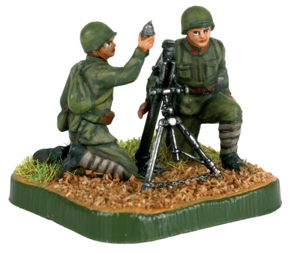 Zvezda Soviet 82-mm Mortar With Crew — image 6 of 7