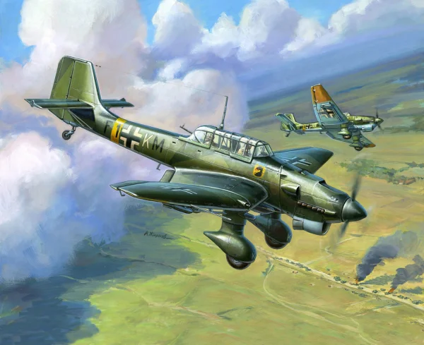 Zvesda 1:144 German Dive Bomber Snap Kit