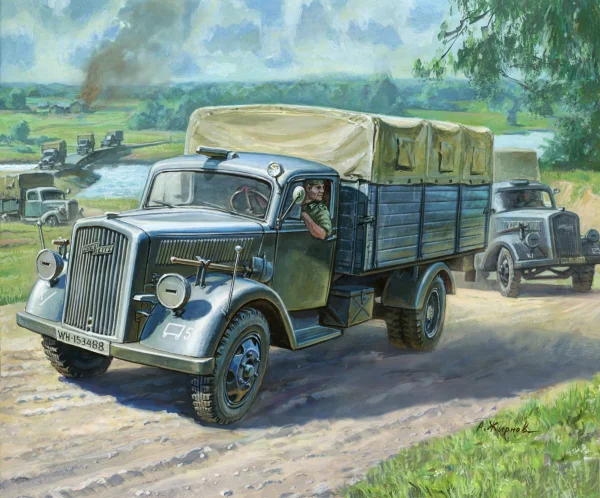 Zvesda German 3T Truck