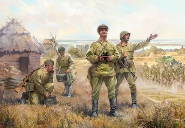 Zvesda Soviet Hq WWII Staff