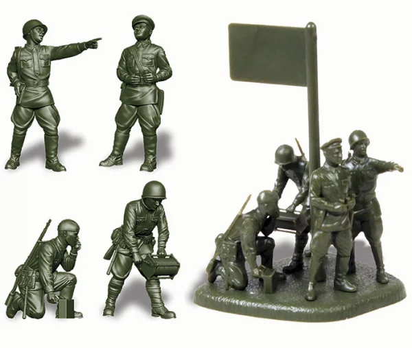 Zvezda Soviet Hq WWII Staff — image 4 of 6