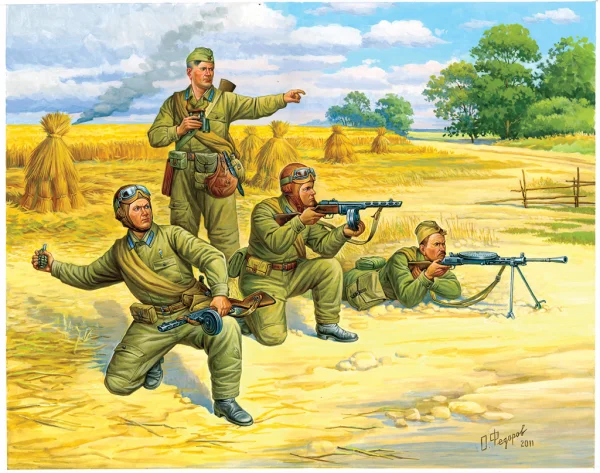 Zvesda 1/72 Soviet Paratroops