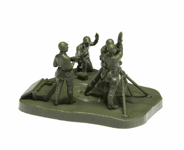 Zvesda 1/72 Soviet 120mm Mortar With Crew