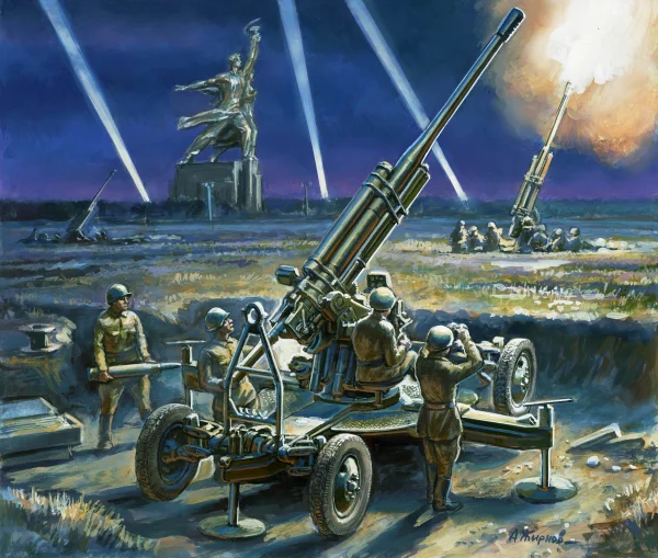 Zvesda 1/72 Soviet 85mm Anti-Aircraft Gun