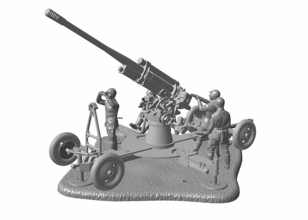 Zvesda 1/72 Soviet 85mm Anti-Aircraft Gun — image 6 of 10
