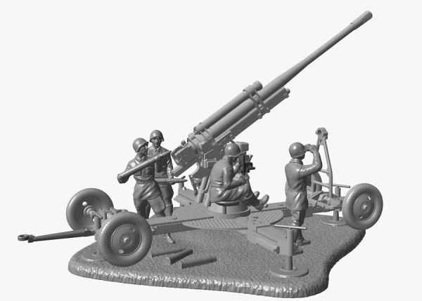 Zvesda 1/72 Soviet 85mm Anti-Aircraft Gun — image 4 of 10