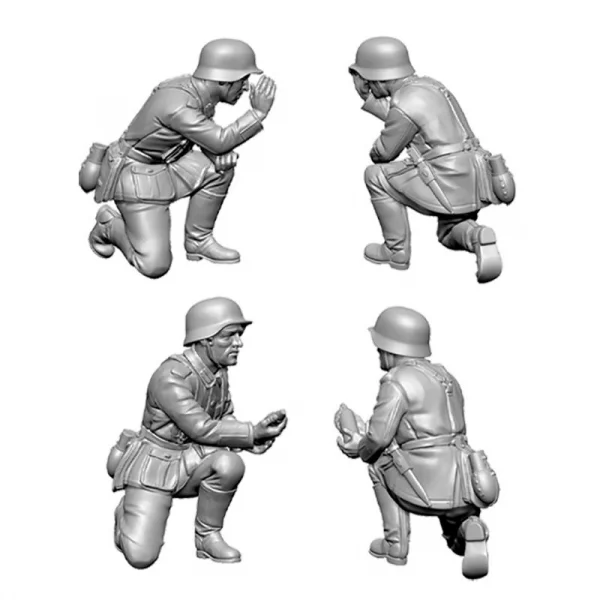 Zvezda 1/72 WWII German 75mm Gun With Crew — image 9 of 9