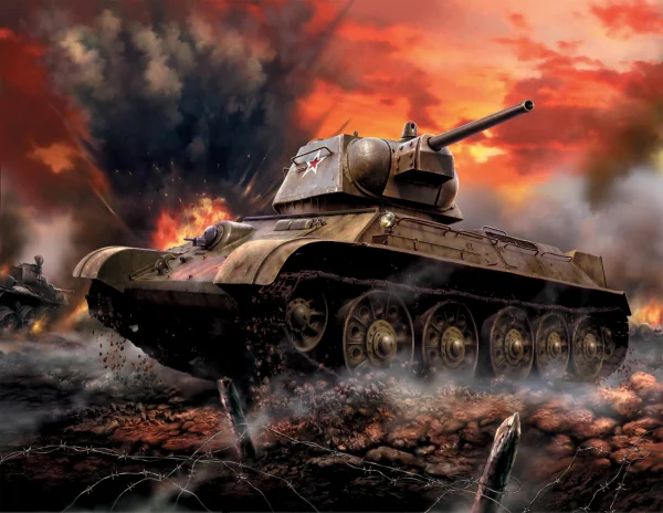 Zvesda Soviet Medium Tank T-34-76 Mod 1942
