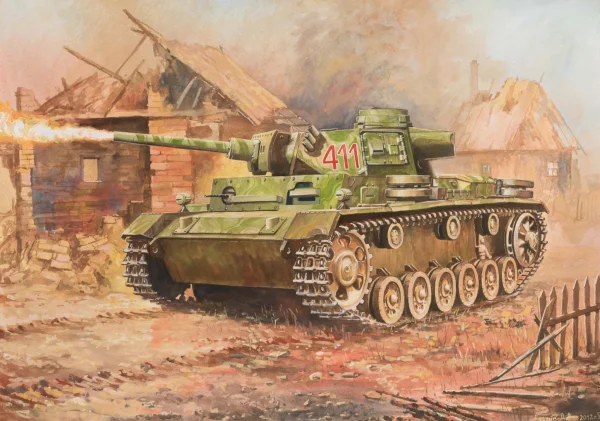 Zvesda Panzer III Flamethrower Tank