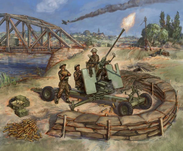Zvesda British Bofors 40mm Mk-2 Aa-Gun