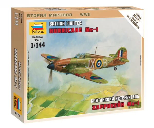 Zvesda 1:144 British Fighter Hurricane Mk1 — image 1 of 7