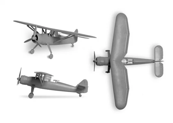 Zvezda 1:144 Henschel 126B — image 8 of 10