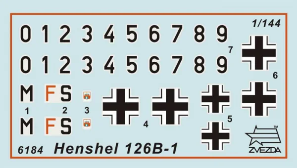Zvezda 1:144 Henschel 126B — image 5 of 10