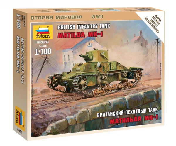 Zvezda British Light Tank Matilda Mki — image 1 of 7