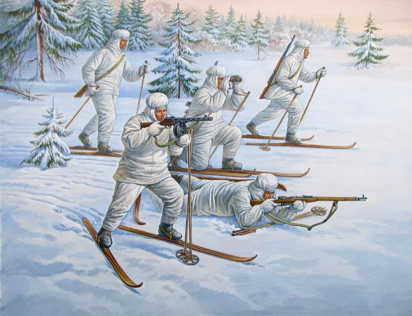 Zvesda 1/72 Soviet Skiers