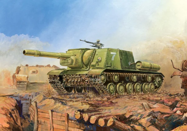 Zvesda 1/72 Self Propelled Gun Isu-152