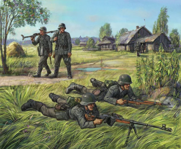 Zvesda German WWII Anti Tank Team