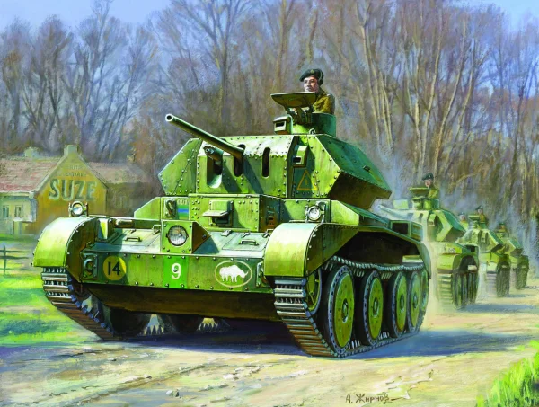 Zvesda 1:100 British Tank Crusader IV