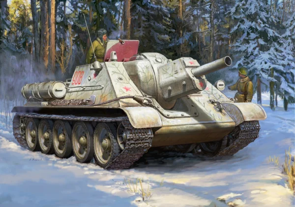 Zvesda Soviet Self Propelled Gun Su-122