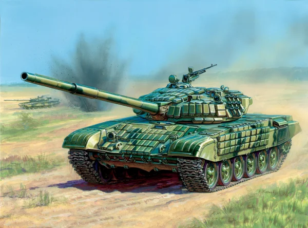 Zvesda 1:100 T-72