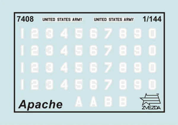 Zvezda 1:144 Apache Helicopter &mdash; image 8 of 8