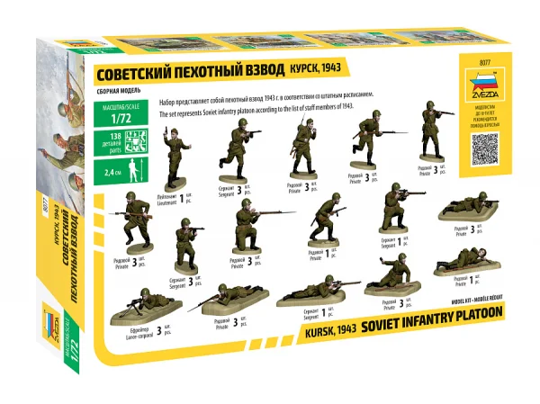 Zvezda Soviet Infantry WWII — image 4 of 9