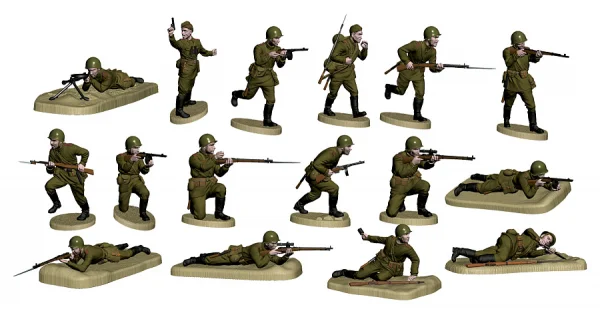 Zvezda Soviet Infantry WWII — image 5 of 9