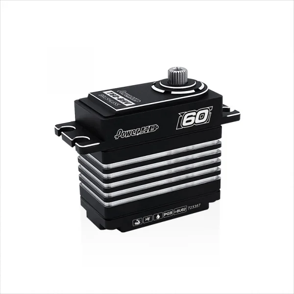 Power HD Servo T60 Brushless Aluminium HV Large Scale Servo 60kg 0.080s — image 1 of 2