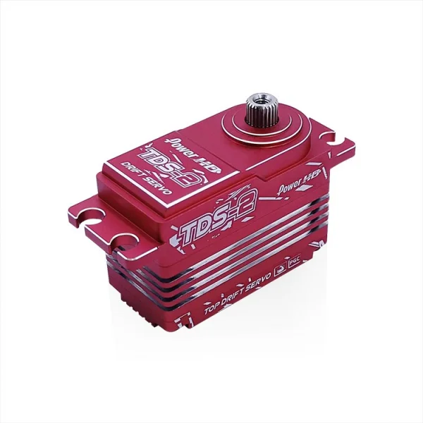 Power HD TDS-2 Low Profile HV Drift Servo - 25kg 0.09s - Red