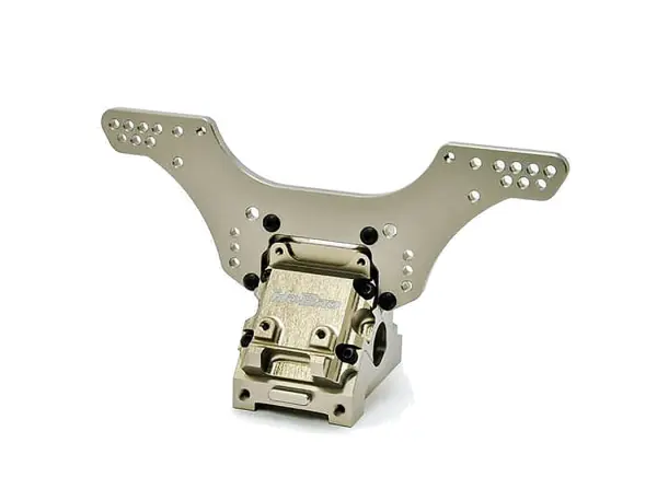 Hobao Hyper VTE2 2 Aluminium Rear Shock Tower For Aluminium Gearbox — image 3 of 5