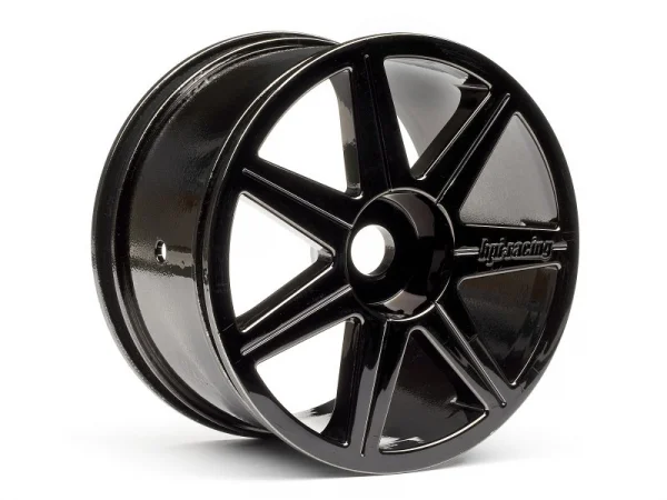 HPI 7 Spoke Black Chrome Trophy Truggy Wheel - 17mm Hex - 1 Pair