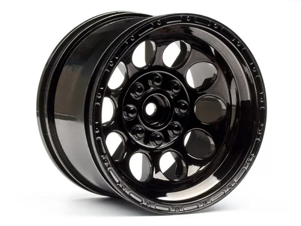 HPI Bullet Pepper-Pot Wheels Black Chrome (2)