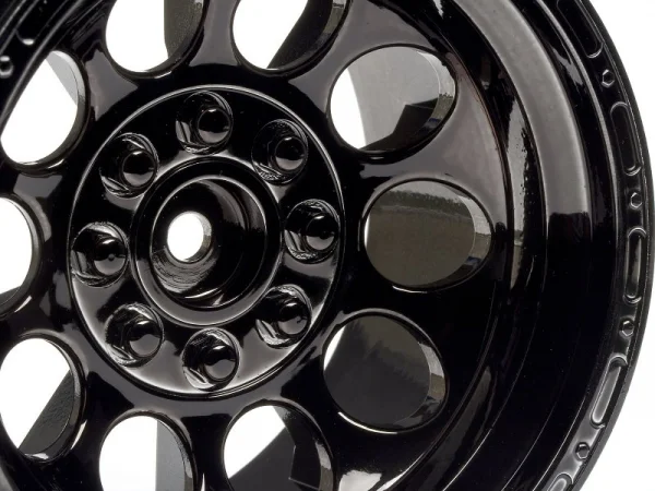 HPI Bullet Pepper-Pot Wheels Black Chrome (2)