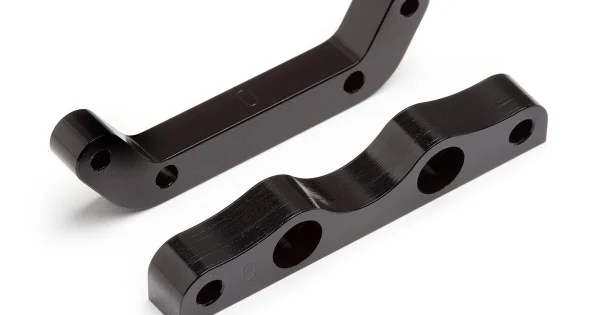 Aluminium. Suspension Holder (0 Deg) 6061 Trophy Series (Black) (HPI-101146)